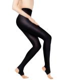+MD Women's Open Toe Compression Pantyhose Stirrup | 15-20mmHg Medical Quality Stockings | Black M/L | Medium-Large Size - Buy Online on GoSupps.com
