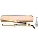 PURECODE Titanium Infuse Pro Vapor Flat Iron & Heat Protector Serum - 2 in 1 Hair Straightener & Curling Iron - Professional Gold Hair Styling Tool - Buy Online on GoSupps.com