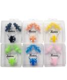 Zooshine Waterproof Silicone Swimming Earplugs Nose Clip Set - 6 Sets in Storage Box - Buy Online on GoSupps.com