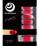 Lovelyface Strawberry Patterned Nail Wraps - 16 Long-Lasting Non-Toxic Self-Adhesive Nail Foils & Stickers for Stunning Nails - Buy Online on GoSupps.com