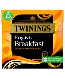 Twinings English Breakfast 80 Plant-Based Tea Bags 200g - Pack of 1 - Buy Online on GoSupps.com