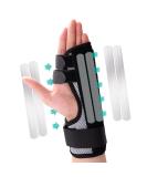 Lefeke Trigger Finger Splint - Multi Finger Brace for Hand Support | Finger Straightening Immobilizer for Arthritis & Broken Fingers - Size M Black - Buy Online on GoSupps.com