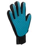 Buy Trixie Grooming Gloves 16x24 cm - Black/Turquoise | International Shipping Available - Buy Online on GoSupps.com