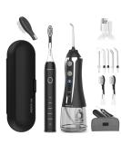 Best Mouth Shower Test Winner 2024 | 39000 VPM Electric Toothbrush & Oral Shower Set | IPX7 Waterproof - Perfect for Orthodontics - Buy Online on GoSupps.com