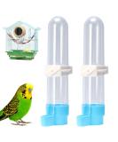 2 PCS Bird Food Drinker Parrot Automatic Water Feeder Bird Drinkers Hanging Bird Water Bottle for Parrot Budgies Parakeet Cockatiels - Buy Online on GoSupps.com