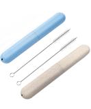 Ilamvie Portable Toothbrush Set - 2 Travel Brushes & Protective Case - Ideal for Families & Travel - Buy Online on GoSupps.com