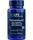 Life Extension Palmetto Guard Saw Palmetto Nettle Root & Beta-Sitosterol Supplement - 60 Softgels | Supports Healthy Prostate & Hormone Metabolism | Non-GMO & Gluten-Free - Buy Online on GoSupps.com
