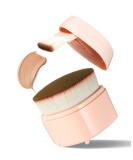 EIGSHOW Retractable Kabuki Foundation Brush - Flat Top Brush for Liquid, Cream, and Powder Cosmetics in Pink - F666 - Buy Online on GoSupps.com