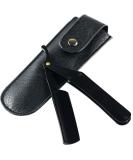 Natha Men's Stainless Steel Razor Knife - Safe Hairdresser Razor for Face & Beard Cutting | Pocket Size - Buy Online on GoSupps.com