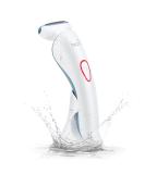Women's Electric Shaver | Bikini Trimmer & Razor for Face, Legs, Underarms | Wet & Dry Rechargeable Lady Shaver - Blue/White - Buy Online on GoSupps.com
