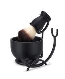 Grooming Shaving Kit for Men Strong Straight Razor Stand Shaving Brush Stainless Steel Shaving Soap Bowl For Guaranteed Best Shave of Your Life Nice Gift for Dad boyfriend Husband - Buy Online on GoSupps.com