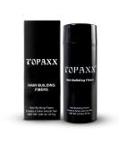 Topaxx Hair Building Fibers - Natural Hair Thickener for Men & Women - Black 0.97oz - Buy Online on GoSupps.com