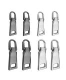 Metal Zipper Pull Replacement - Black Zipper Handle Fixer for Luggage, Suitcase, Backpack, Jacket, Bags, Coat, Boots - Buy Online on GoSupps.com