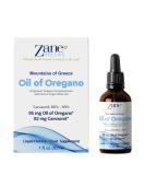 Zane Hellas 50% Oregano Oil - Greek Essential Oil with 86% Carvacrol - 82mg Per Serving - 1 fl. oz - Buy Online on GoSupps.com