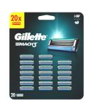Gillette Mach3 Replacement Blades - 20 Premium Men's Razor Blades | Ultra Sharp Lasts Up to 15 Shaves Each - Buy Online on GoSupps.com