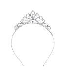 OUFO Crystal Tiara for Girls - Silver Flower Girl Princess Crown for Birthday Party - Buy Online on GoSupps.com