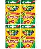 Crayola Classic Color Pack Crayons 24 Count - Pack of 4 - Buy Online on GoSupps.com