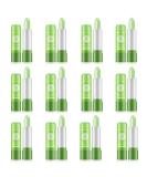 Organic Aloe Vera Moisturizing Lipstick - Color Changing Lip Balm | Long-Lasting Hydration | 12-Piece Set - Buy Online on GoSupps.com