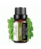Organic Vanilla Essential Oil - 100% Pure Natural Vanilla Oil for Diffusers Humidifiers Massage Skin & Hair Care - 10ml - Buy Online on GoSupps.com