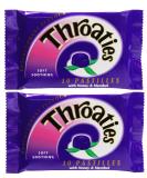 Throaties Blackcurrant Flavour with Honey & Menthol for Soft Soothing 10 Pastilles X 2 - Buy Online on GoSupps.com