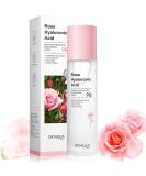 Organic Korean Rose Water Toner - Hydrating & Moisturizing | Pore Minimizer & Exfoliating | Pure Rose Water with Glycerin - 100ml - Buy Online on GoSupps.com