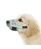 Heele Dog Muzzle - Soft Nylon Printing Muzzle for All Breeds | Breathable Air Mesh Design - International Shipping Available - Buy Online on GoSupps.com