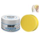 White Shoe Cleaning Cream with Sponge - 100g | Shoe Cleaner & Whitener for Sneakers - All-Purpose Care Kit - Buy Online on GoSupps.com