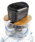 FitSand Bamboo Shaver Rinse Stand for Skull Shaver Pitbull Gold Pro - Ideal for Electric Bald Head & Face Wet/Dry Shaving - Buy Online on GoSupps.com