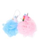 Shop Cabilock Unicorn Bath Ball Toys - 2Pcs Exfoliating Mesh Scrubbers for Kids | Perfect for Spa & Shower - Buy Online on GoSupps.com