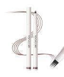 FOCALLURE FLUFFMAX Tinted Eyebrow Pen - Long-Lasting Smudge-Proof Microblading with Micro-Fork Tip in Medium Brown BB02 for Natural Brows - International Shipping Available - Buy Online on GoSupps.com