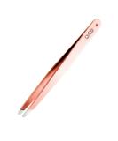 Rubis Classic Stainless Steel Slanted Tweezers with Real Ruby | Luxury Collection 1K103REDRU - Red Gold - Buy Online on GoSupps.com