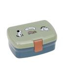 L SSIG children's lunch box with removable dividers BPA-free/Happy Prints blue - Buy Online on GoSupps.com