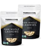 Terrasoul Superfoods Organic Raw Whole Cashews 4lb Sweet and Fresh 2lb Pack (2 Pack) - Buy Online on GoSupps.com
