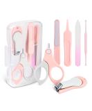 Vicloon Baby Nail Care Kit - 6Pcs Manicure Set for Newborn, Infant, Toddler - Pink - Buy Online on GoSupps.com