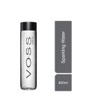 Voss Artesian SPARKLING glacier water in glass bottle 0.8 liters - Buy Online on GoSupps.com