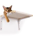 BEBOBLY Floating Cat Wall Shelves and Perch | Modern Hanging Hammock Bed for Indoor Cats | Wall Mounted Kitten Furniture for Sleeping and Playing - Buy Online on GoSupps.com