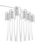 6 Count White Replacement Flossing Toothbrush Heads for Waterpik Sonic Fusion SF01/SF02 & SF03/SF04 with Covers - Buy Online on GoSupps.com