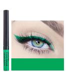 DekRion Liquid Eyeliner  Matte Colored Eyeliners  Green Eyeliner  White Black Red Brown Green Purple Waterproof High-pigmented Colorful Eyeliners Eye Makeup 1PC Green 10Green - Buy Online on GoSupps.com