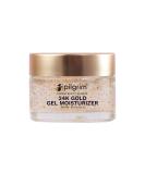 Pilgrim 24k Gold Gel Moisturizer 50gm with Hyaluronic Acid & Alpha Arbutin - Face Moisturizer for Men & Women | Reduces Dark Spots & Enhances Glow - Non-Greasy Formula - Buy Online on GoSupps.com
