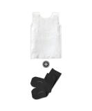 SmartKnitKIDS Compresso-T Deep Pressure Sensory Compression Undershirt and Sensory-Friendly Sensitivity Socks - White/X-Small Black/Small - Buy Online on GoSupps.com