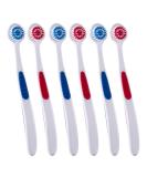 Tongue Brush 6 Pack - Effective Tongue Cleaner for Adults & Kids | Essential Oral Hygiene Tool - Buy Online on GoSupps.com