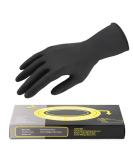 Segbeauty 20 Counts Black Hair Color Gloves - Reusable Powder-Free Latex Dye Gloves for Professional Hair Coloring & House Cleaning (Small - Buy Online on GoSupps.com