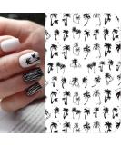 2pcs Nail Tropical Style Palm Summer Tree 3D Nail Stickers self-Adhesive Coconut Tree Manicure DIY Beauty Black Palm Tree Nail Stickers 3D Nail Decor Decal 2022 Beach Nail Decals (2pcs Black Palm Tree) - Buy Online on GoSupps.com
