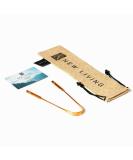 100% Copper Tongue Scraper with Burlap Bag | Eco-Friendly Antibacterial & Reusable Oral Care Tool - Buy Online on GoSupps.com