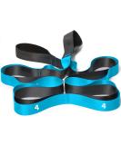 CTRL Sports Non-Elastic Stretching Strap with 10 Loops - Blue | Physical Therapy, Yoga, Exercise and Flexibility Band with Carry Bag and Instructions - Buy Online on GoSupps.com