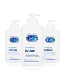 E45 Moisturizing Dermatological Lotion 500ml (3 Pack) - Best Hydration for Dry Skin | International Shipping Available - Buy Online on GoSupps.com