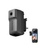 Cynova Insta360 X3 Mic Adapter - Type-C & 3.5mm Audio Ports for Insta360 X3 Camera - External Microphone & Charger Support - Buy Online on GoSupps.com