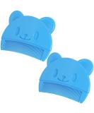 2 Pcs Baby Comb and Hair Brush Set - Toddler and Newborn Cradle Cap Comb in Blue - Buy Online on GoSupps.com