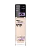 Maybelline Fit Me Dewy + Smooth Foundation 102 Fair Porcelain - 1 fl oz | Flawless Glow - Buy Online on GoSupps.com