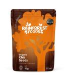 Rainforest Foods Organic Chia Seeds 300g - Nutrient-rich Superfood - Pack of 1 - Buy Online on GoSupps.com